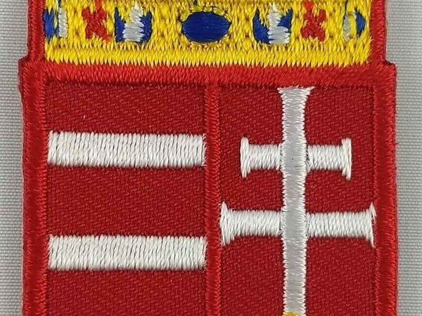 Hungary Coat of Arms patch embroidered iron on applique Hungarian
