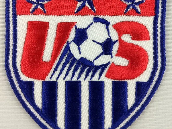 USA United States FC Patch Badge Embroidered Iron On Applique Crest