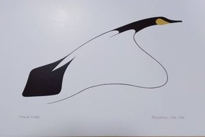 Proud Male by Benjamin Chee Chee Ojibway Artist 6"x9" Art Card