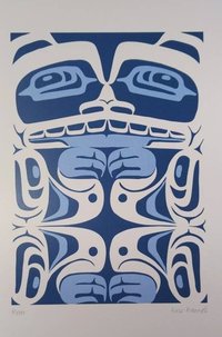 Bear by Eric Parnell Haida Artist 6"x9" Art Card
