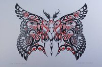 Our Native Spirit by Jon Erickson Gitxsan Artist 6"x9" Art Card