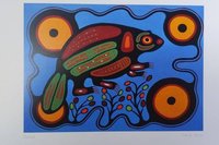 Beaver by Frank Polson Algonquin Long Point Artist 6"x9" Art Card