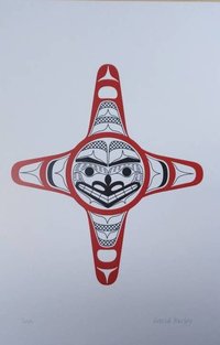 Sun by David Boxley Tsimshian Artist 6"x9" Art Card