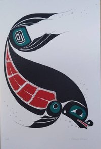Seal by Danny Dennis Tsimshian Artist 6"x9" Art Card