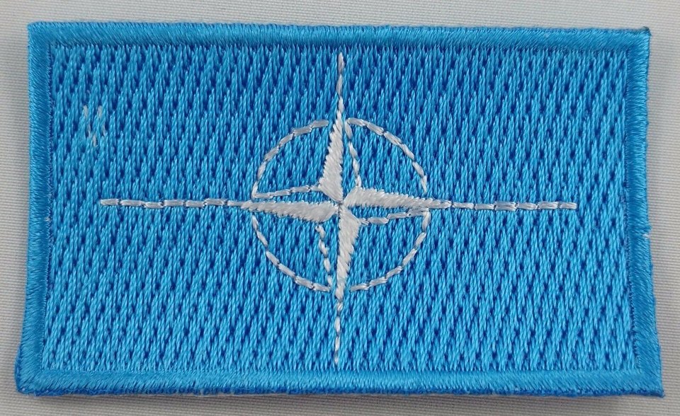 Nato Patch Embroidered Iron On Badge Applique
