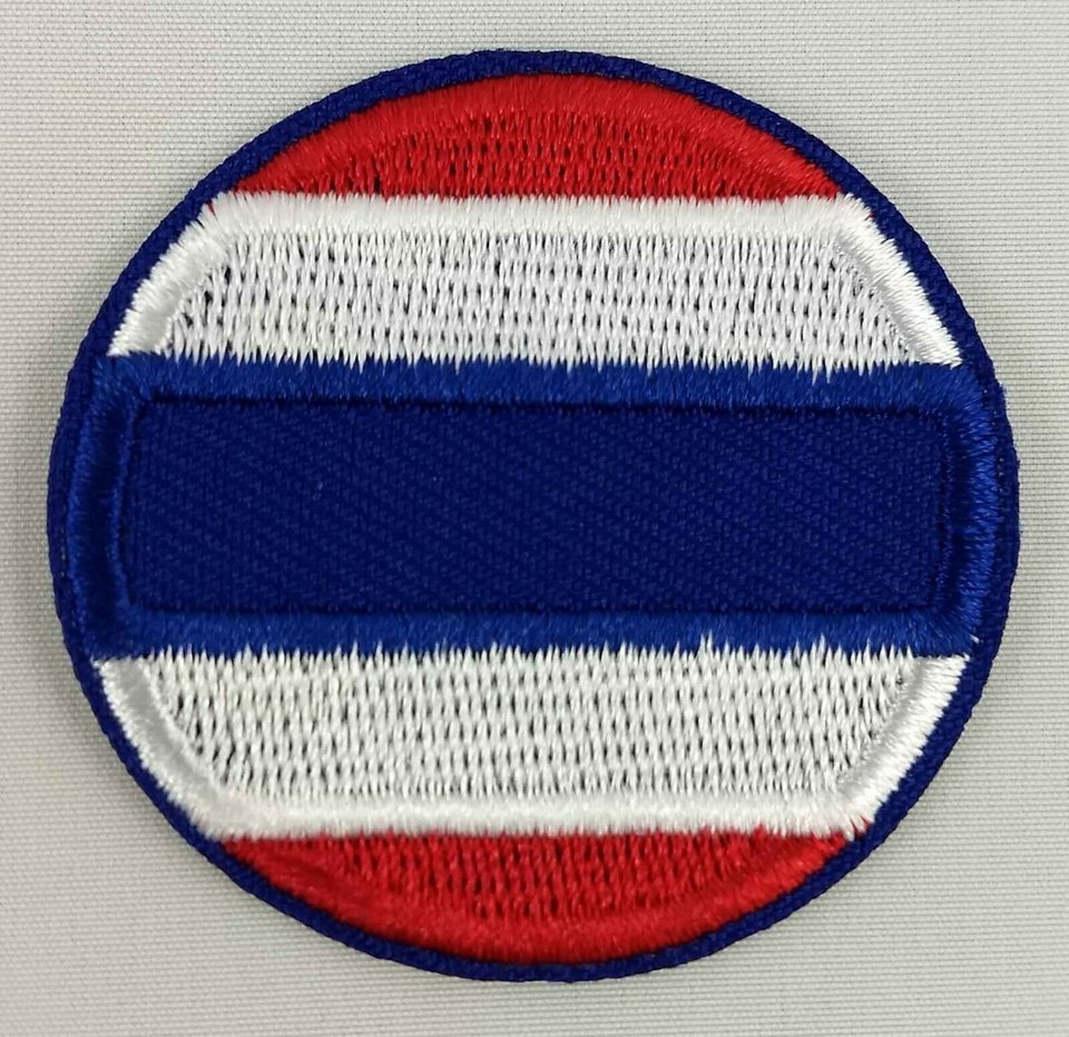 Thailand Round Flag Patch Badge Embroidered Iron On Applique Thai C/P