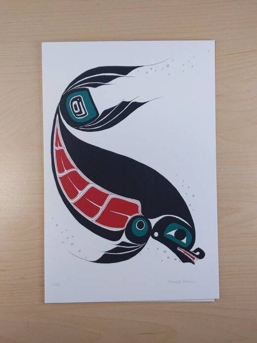 Seal by Danny Dennis Tsimshian Artist 6"x9" Art Card