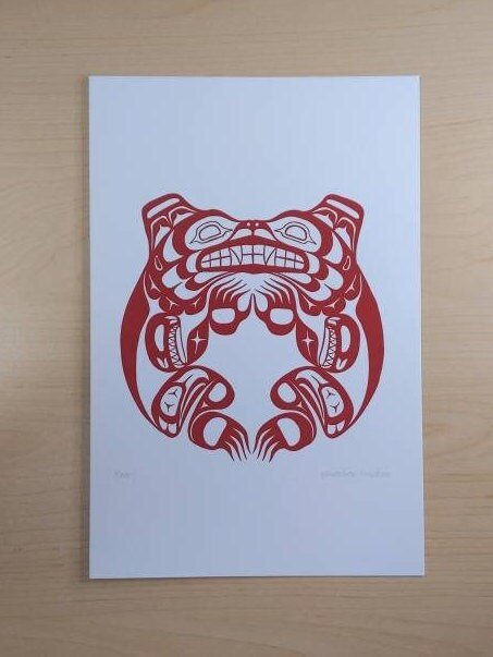 Bears by Jon Erickson Gitxsan Artist 6"x9" Art Card