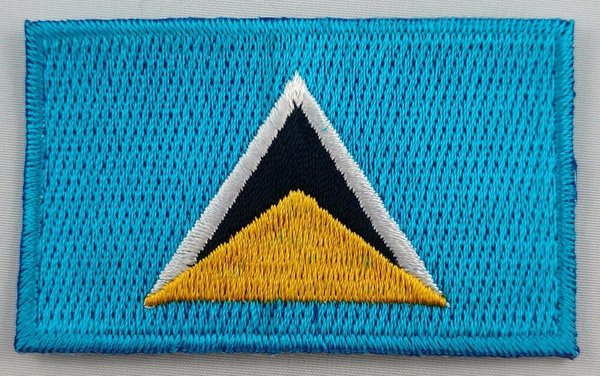 St. Lucia Saint Lucia Patch Embroidered Iron On Badge Applique Saint Lucian