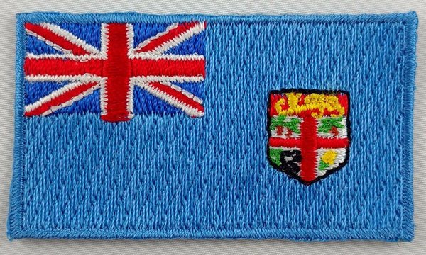Fiji Patch Embroidered Iron On Badge Applique Fijian