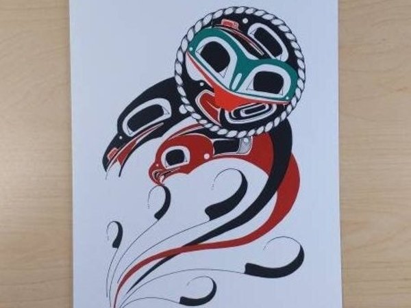 Unity by Danny Dennis Tsimshian Artist 6"x9" Art Card